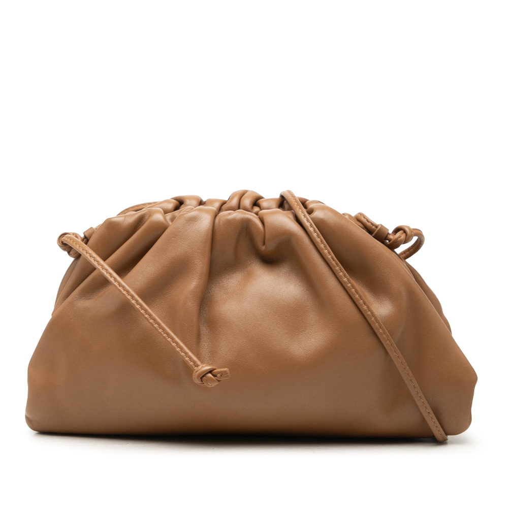 Pre-Loved Bottega Veneta Lambskin The Mini Pouch Crossbody